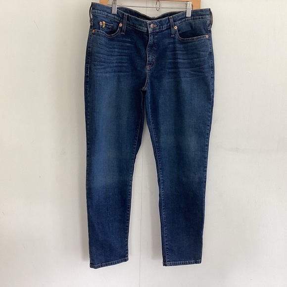 Second Yoga Medium Wash Straight Leg 5 pocket jeans 32/28 - Picture 1 of 11